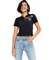 Tommy Jeans Womens Cropped Polo Top
